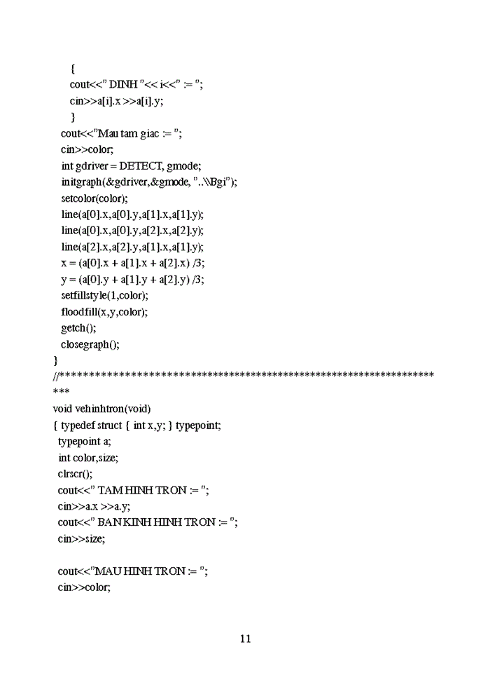 image for page Nêu cách Xây dựng các hàm trong C minh hoạ và hướng dẫn người sử dụng các hàm trước khi dùng