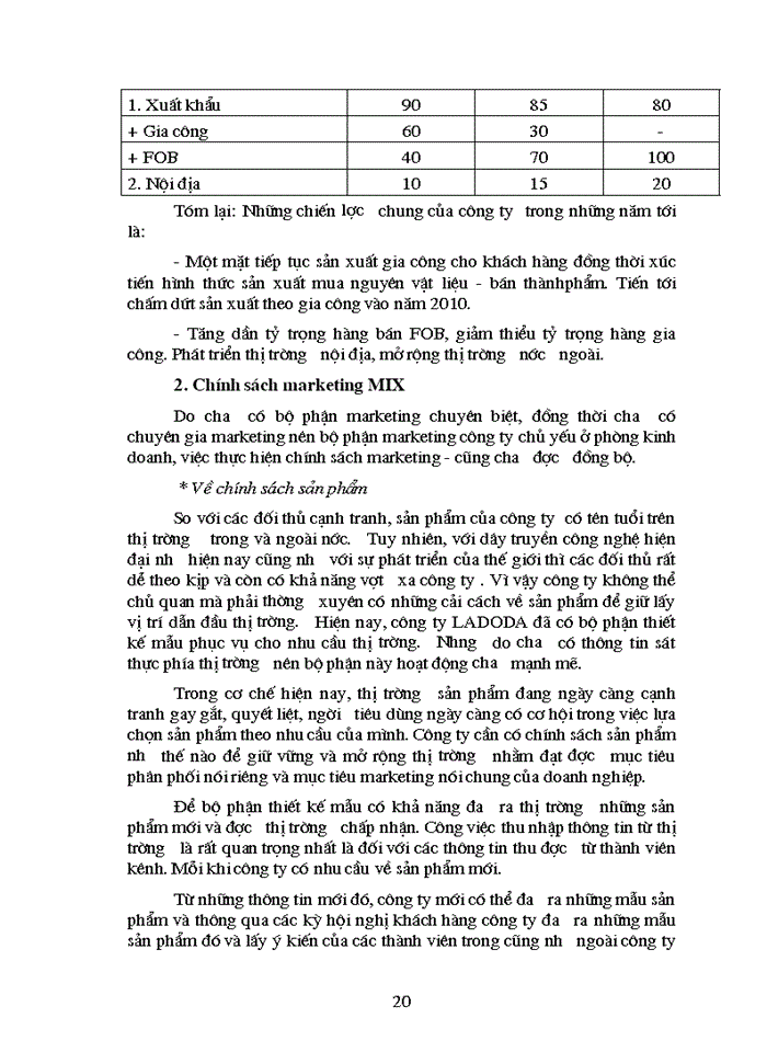 image for page Một số Giải pháp Marketing nhằm nâng cao khả năng Tiêu thụ Sản phẩm của Công ty giầy LADODA