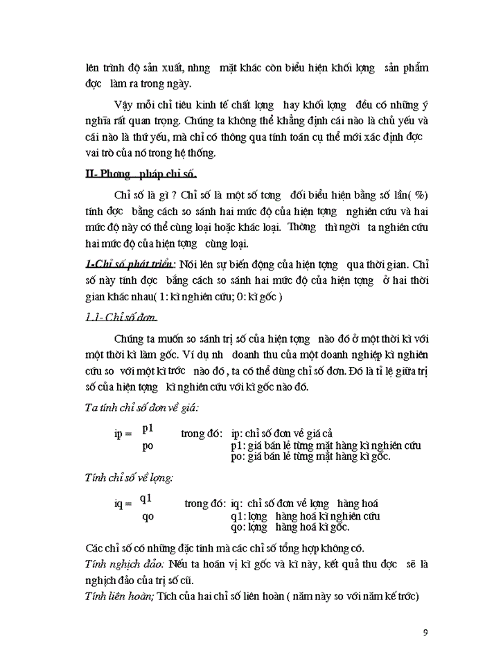 image for page Vận dụng phương pháp chỉ số để phân tích doanh thu của Công ty Trách nhiệm Hữu hạn Việt Phương