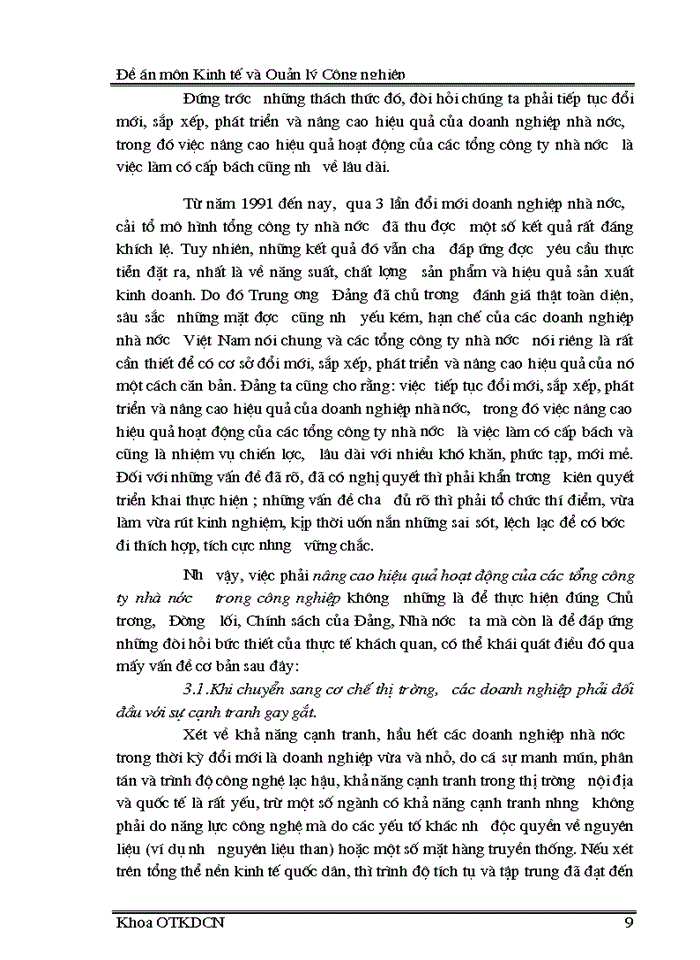 image for page Đánh giá hiệu quả hoạt động của cáC tổng Công ty nhà nước trong Công nghiệp thời gian qua