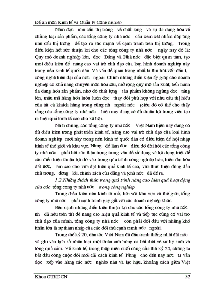 image for page Đánh giá hiệu quả hoạt động của cáC tổng Công ty nhà nước trong Công nghiệp thời gian qua