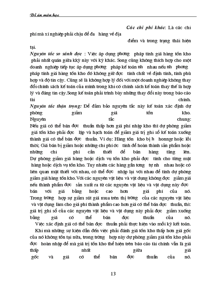 image for page Bàn về hệ thống nguyên tắc và phương pháp tính giá hàng tồn kho trong Doanh nghiệp