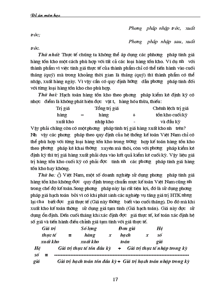 image for page Bàn về hệ thống nguyên tắc và phương pháp tính giá hàng tồn kho trong Doanh nghiệp