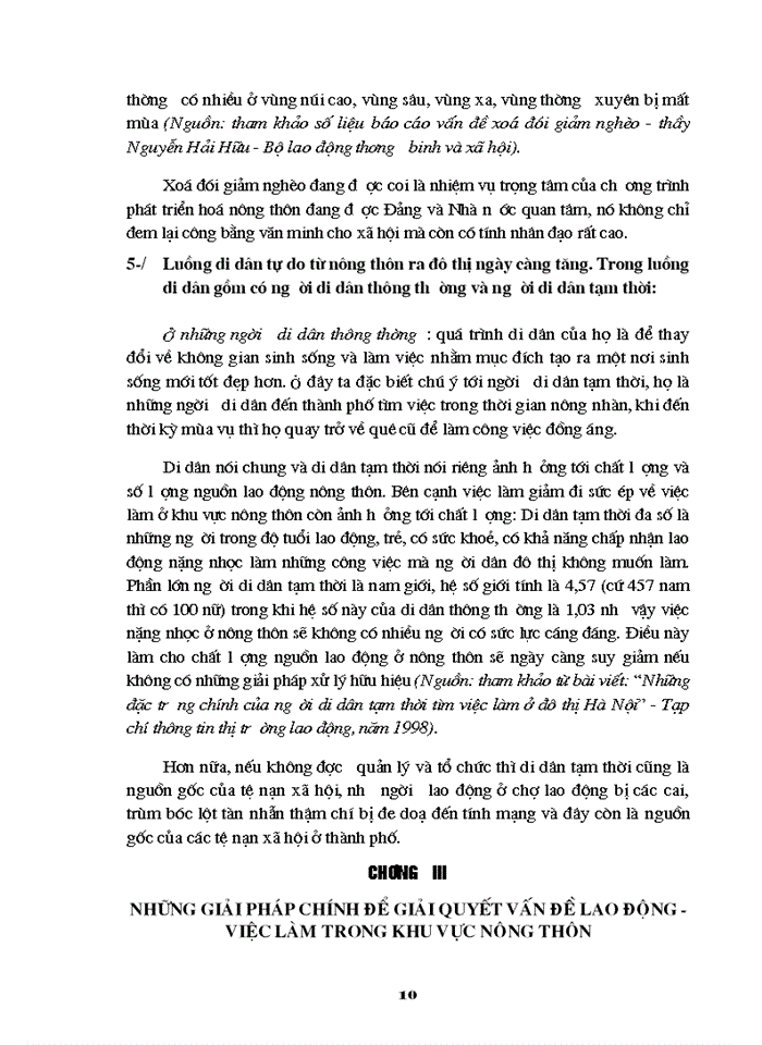 image for page Những vấn đề cơ bản về việc làm và ảnh hưởng của việc làm ở Nông thôn tới phát triển kinh tế Xã hội nước ta