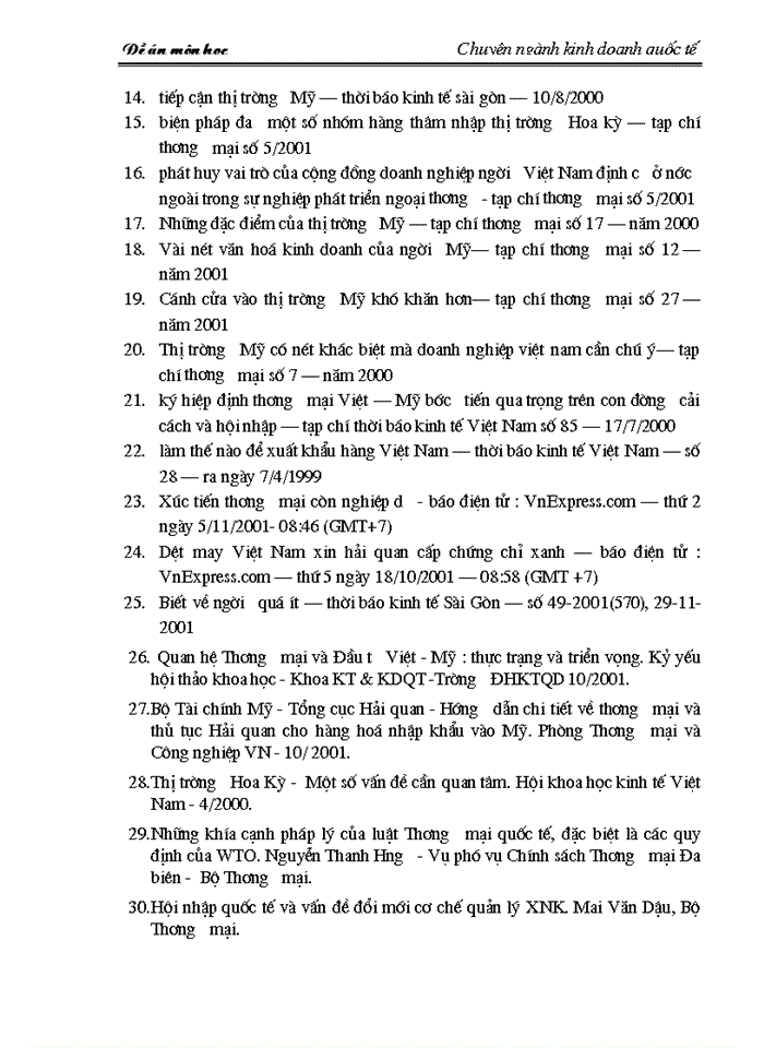 image for page Tìm hiểu thị trường Mỹ và Một số gợi ý đối với các Doanh nghiệp Xuất khẩu của Việt Nam