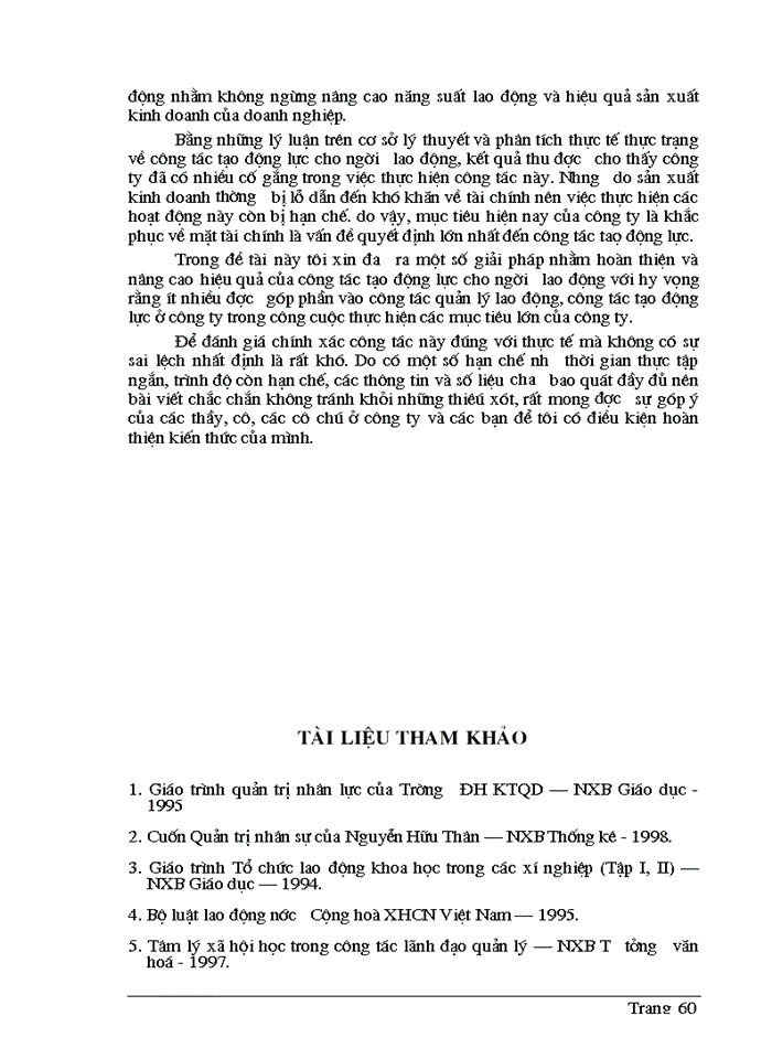 image for page Một số Giải pháp nhằm nâng cao hiệu quả công tác tạo động lực cho người lao động tại Công ty Xây dựng số 4