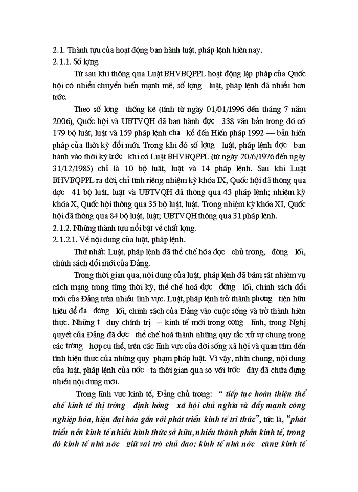 image for page Nâng cao chất lương hoạt động ban hành luật pháp lệnh ở Việt Nam hiện nay