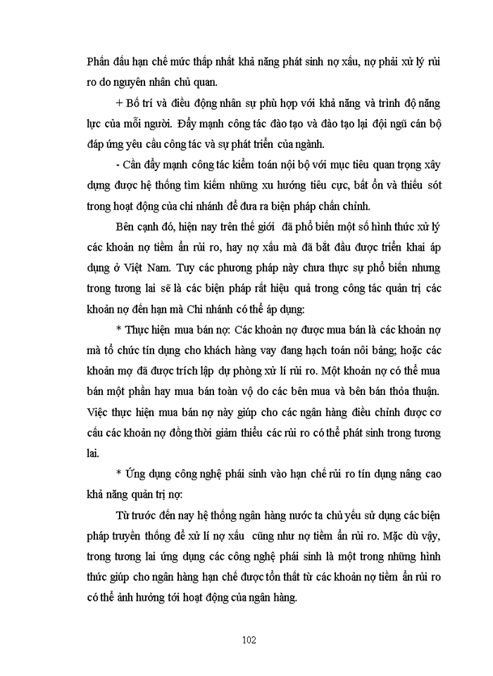 image for page THS Thực trạng và Một số Giải pháp nâng cao chất lượng hoạt động tớn dụng tại Ngân hàng Nông nghiệp và Phát triển Nông thôn huyện Thanh Trỡ