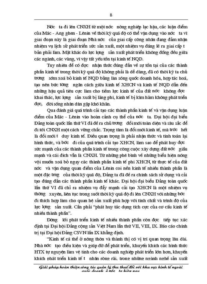 image for page THS Giải pháp hoàn thiện công tác quản lý thu thuế đối với khu vực kinh tế ngoài quốc doanh ở nước ta hiện nay