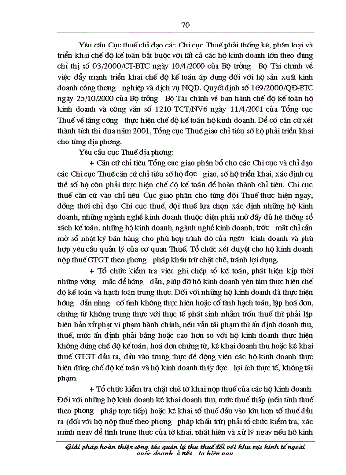 image for page THS Giải pháp hoàn thiện công tác quản lý thu thuế đối với khu vực kinh tế ngoài quốc doanh ở nước ta hiện nay