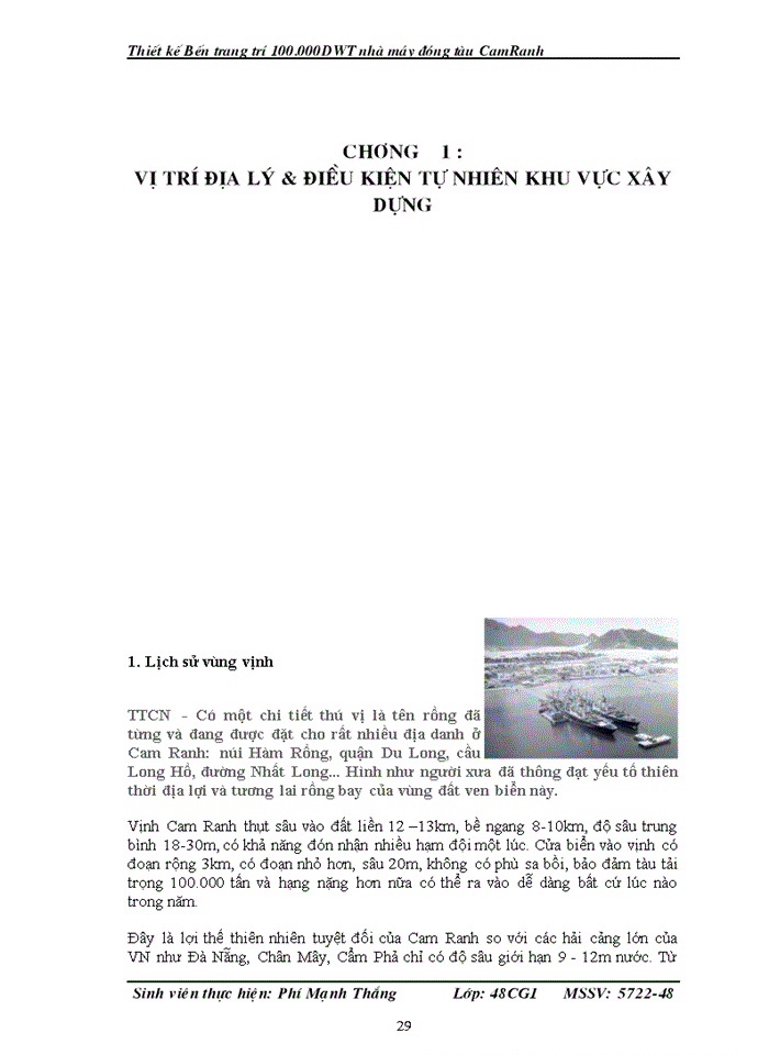 image for page THS Thiết kế Bến trang trí 100 000DWT nhà máy đóng tàu CamRanh