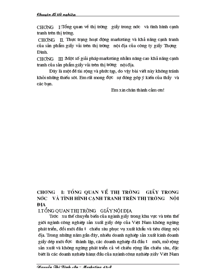 image for page Một số Giải pháp Marketing nhằm nâng cao khả năng cạnh tranh cho sản phẩm giầy vải trên thị trường nội địa của Công ty giầy Thượng Đình