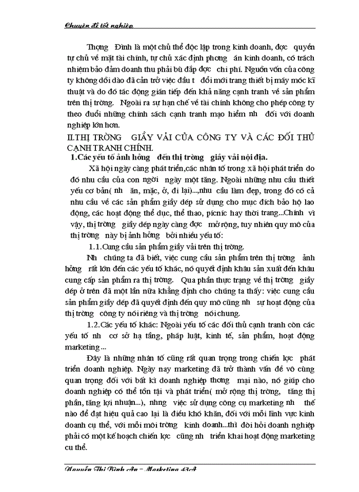 image for page Một số Giải pháp Marketing nhằm nâng cao khả năng cạnh tranh cho sản phẩm giầy vải trên thị trường nội địa của Công ty giầy Thượng Đình