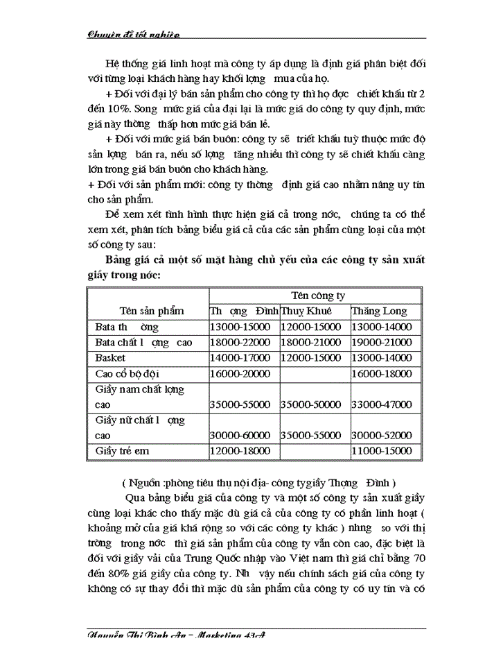 image for page Một số Giải pháp Marketing nhằm nâng cao khả năng cạnh tranh cho sản phẩm giầy vải trên thị trường nội địa của Công ty giầy Thượng Đình