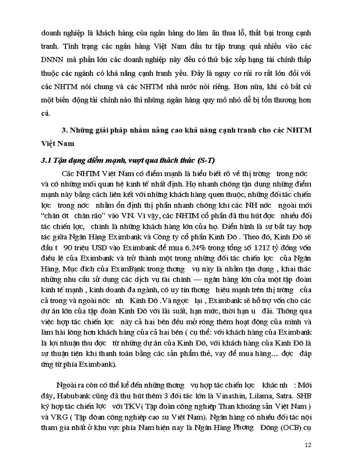 image for page Mô hình SWOT cho hệ thống Ngân hàng Việt Nam trước lộ trình mở cửa thị trường tài chính