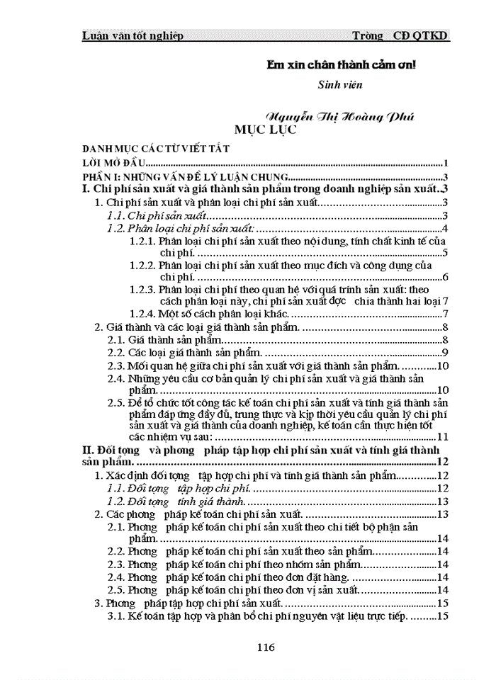 image for page Tình hình thực tế công tác tổ chức Kế toán tập hợp Chi phí sản xuất và tính Giá thành sản phẩm tại Công ty may Đức Giang