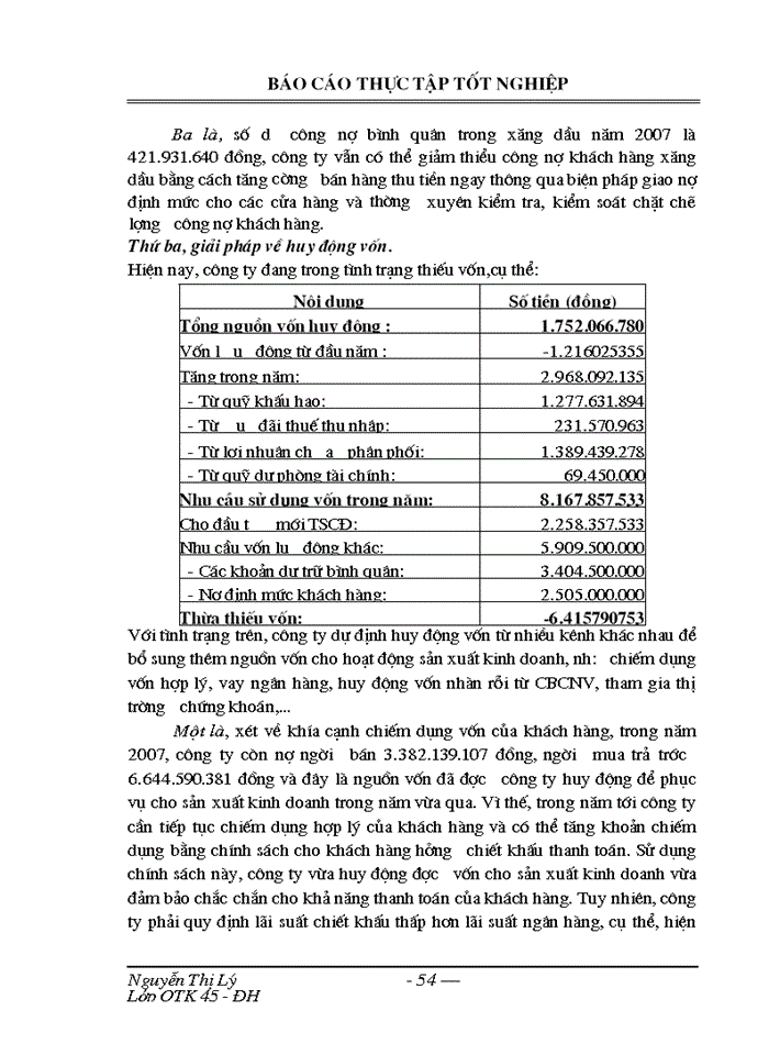 image for page Phân tích hoạt động tài chính và các Giải pháp nhằm nâng cao tình hình tài chính cũng như hiệu quả Sản xuất Kinh doanh tại Công ty cổ phần vận tải và dịch vụ Petrolimex Hải Phòng