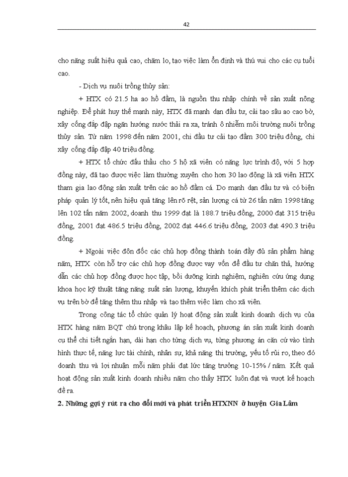image for page Đổi mới và phát triển HTX Nhà nước ở huyện Gia lâm theo luật HTX năm 2003