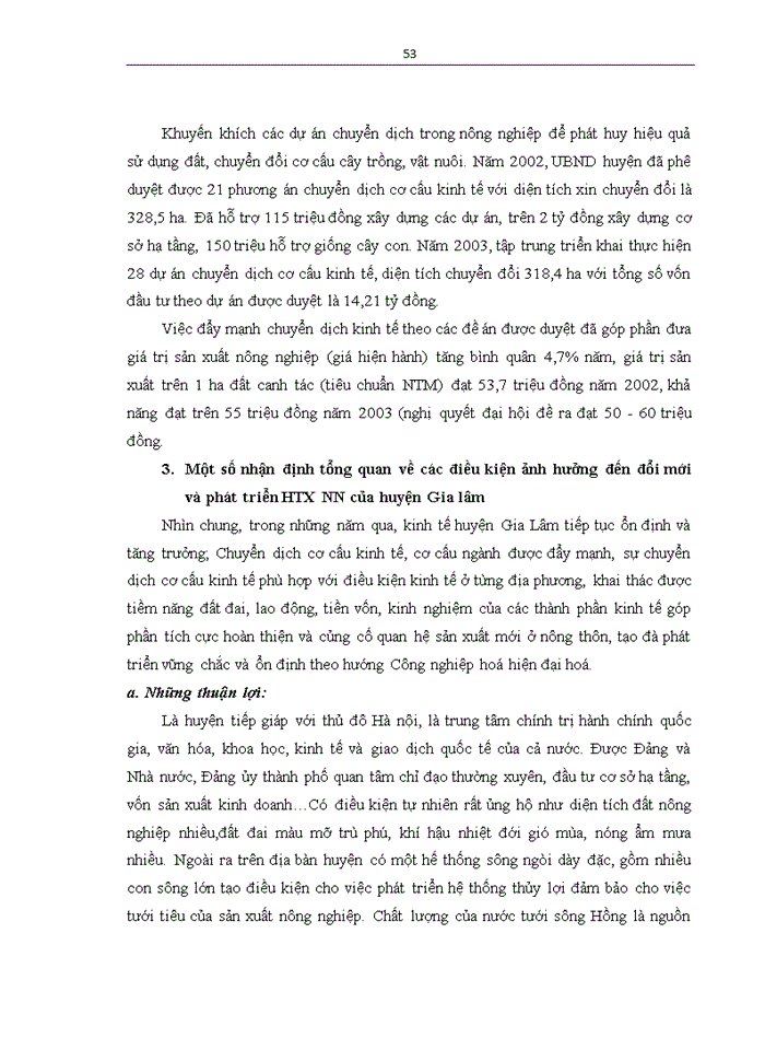 image for page Đổi mới và phát triển HTX Nhà nước ở huyện Gia lâm theo luật HTX năm 2003