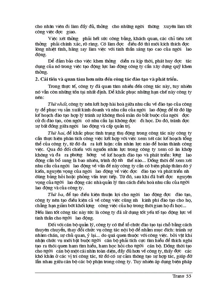 image for page Một số Giải pháp nhằm nâng cao hiệu quả công tác tạo động lực cho người lao động tại Công ty Xây dựng số 4