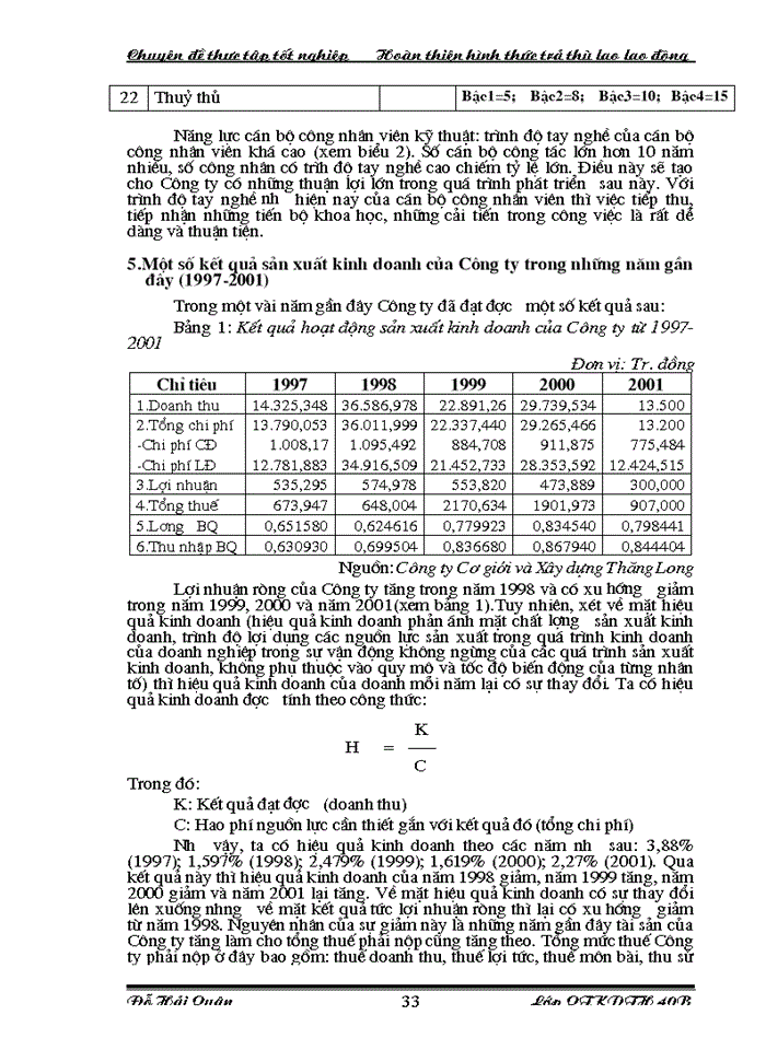 image for page Một số biện pháp hoàn thiện công tác thù lao lao động nhằm tăng năng suất lao động ở Công ty Cơ giới và Xây dựng Thăng Long