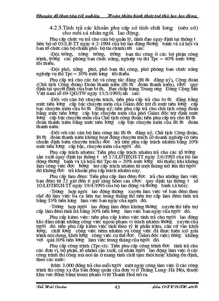 image for page Một số biện pháp hoàn thiện công tác thù lao lao động nhằm tăng năng suất lao động ở Công ty Cơ giới và Xây dựng Thăng Long