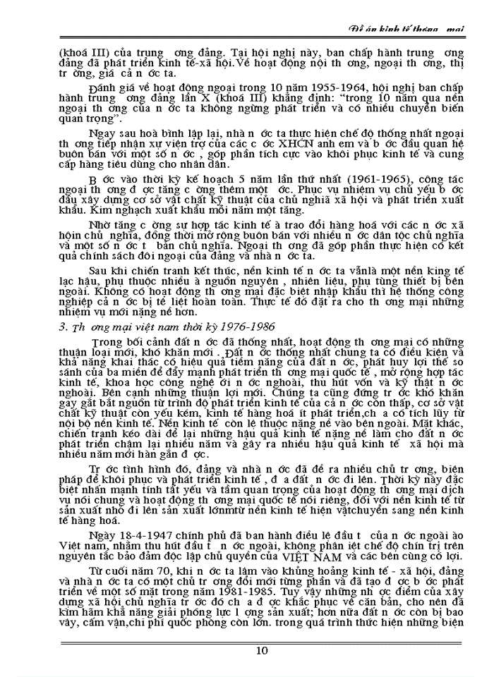 image for page Thương mại - dịch vụ trong những năm đổi mớỉ nước ta thức trạng và Giải pháp