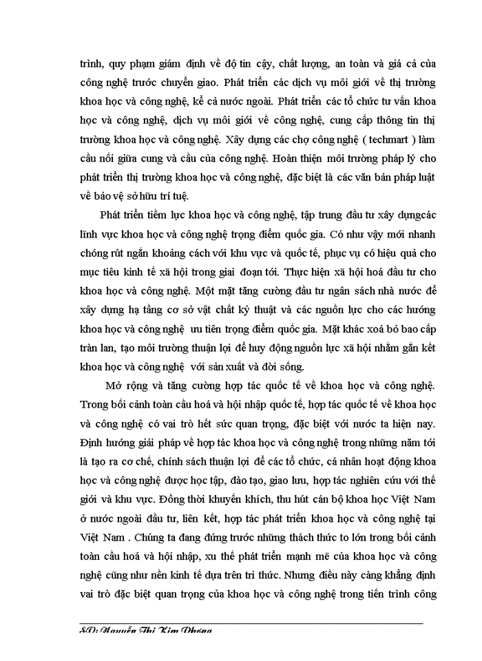 image for page Vai trò của khoa học công nghệ đối với sự phát triển Công nghiệp Việt Nam