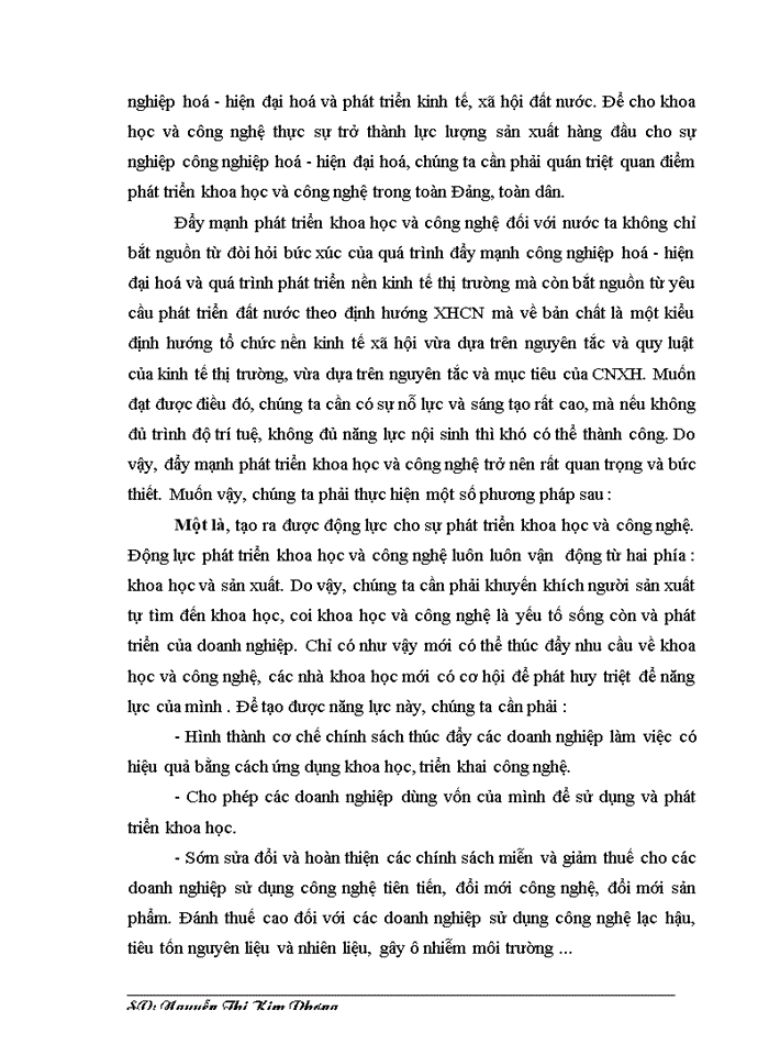 image for page Vai trò của khoa học công nghệ đối với sự phát triển Công nghiệp Việt Nam