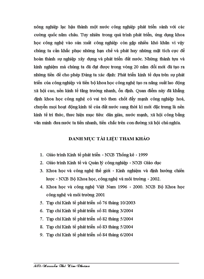 image for page Vai trò của khoa học công nghệ đối với sự phát triển Công nghiệp Việt Nam