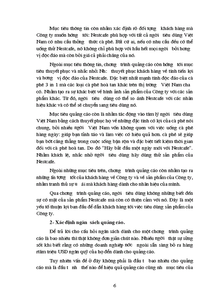 image for page Phân tích chương trình quảng cáo của Công ty Nestcafe