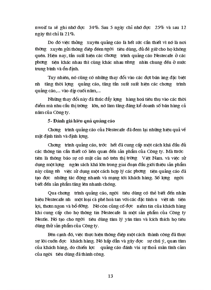 image for page Phân tích chương trình quảng cáo của Công ty Nestcafe