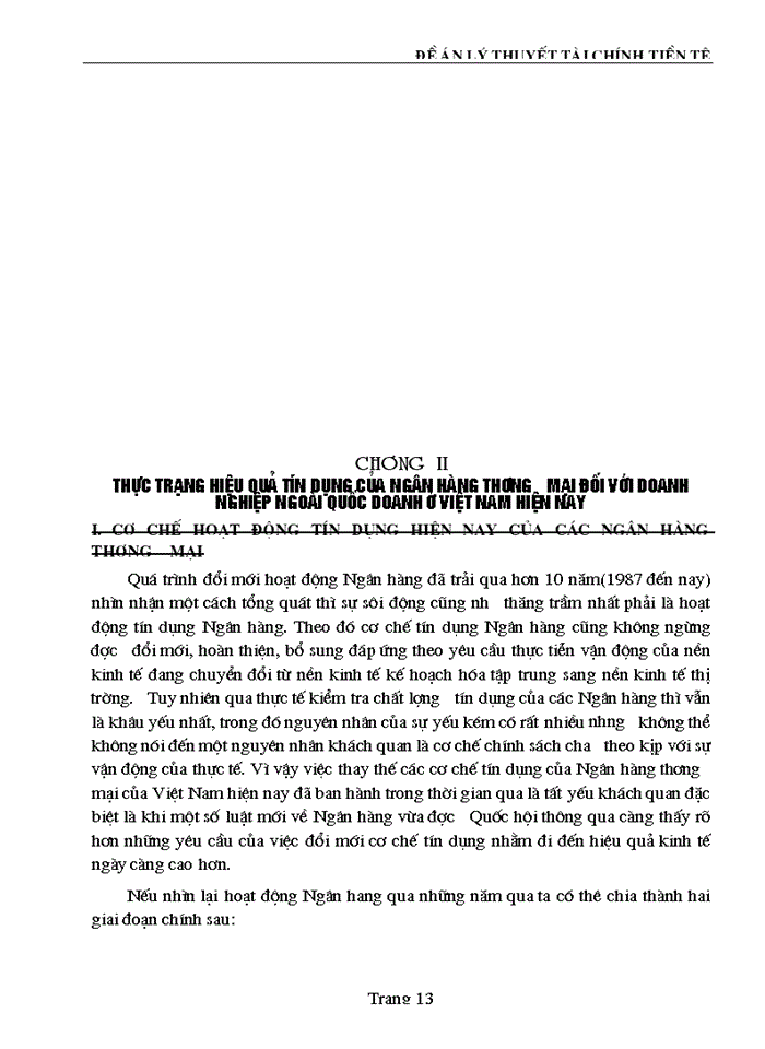 image for page Thực trạng và Giải pháp nâng cao hiệu quả hoạt động tín dụng của Ngân hàng Thương mại đối với các Doanh nghiệp ngoài quốc doanh