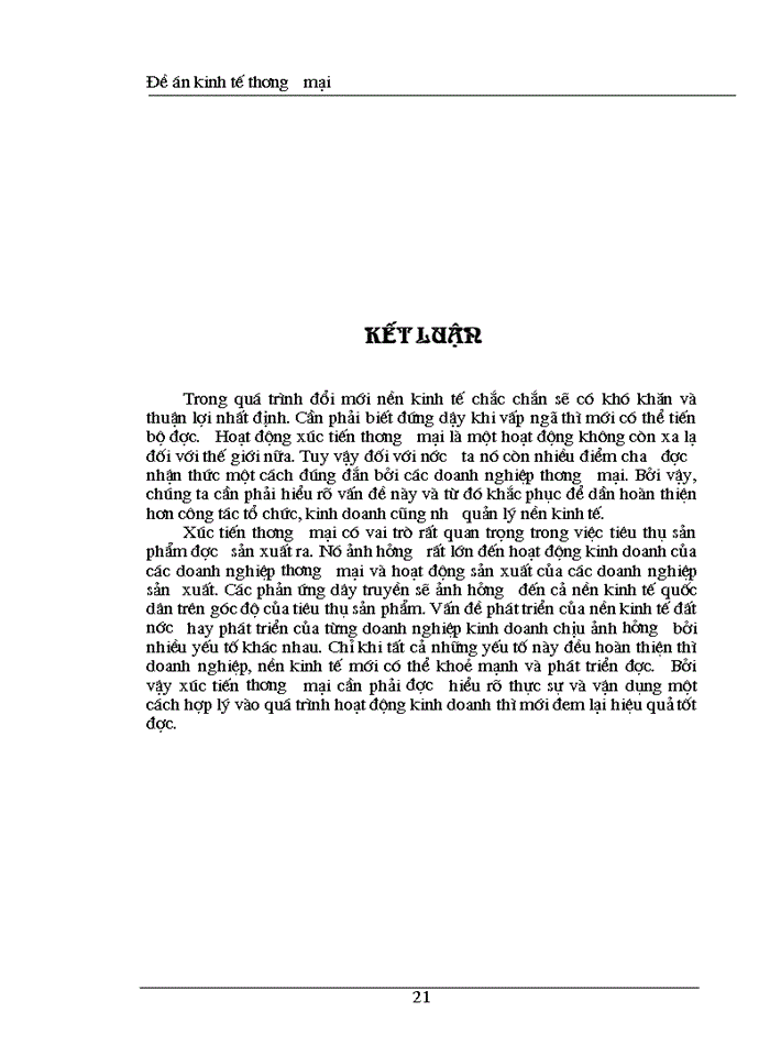 image for page Thực tiễn hoạt động xúc tiến trong Kinh doanh Thương mại ở Việt Nam