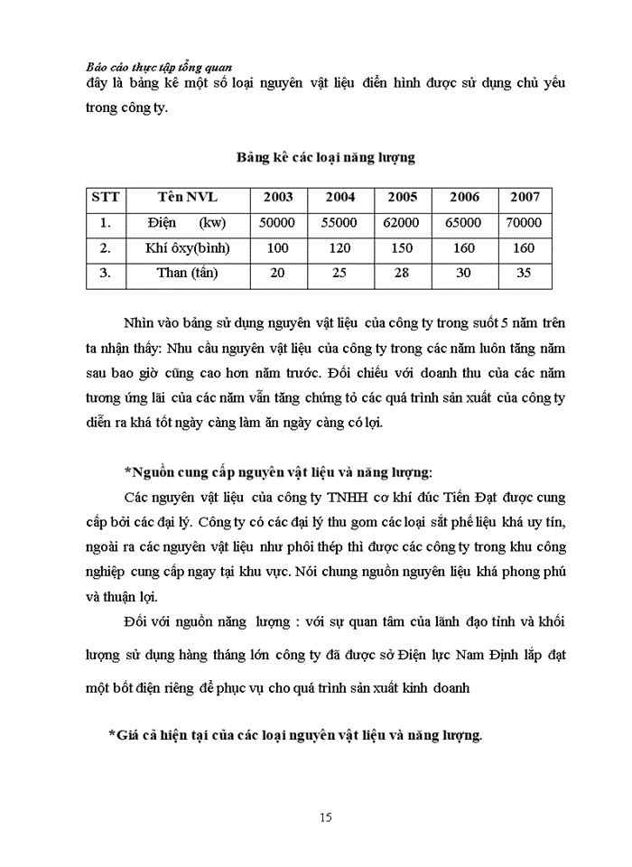 image for page Khái quát tình hình Sản xuất Kinh doanh của Công ty Trách nhiệm Hữu hạn cơ khí đúc tiến đạt