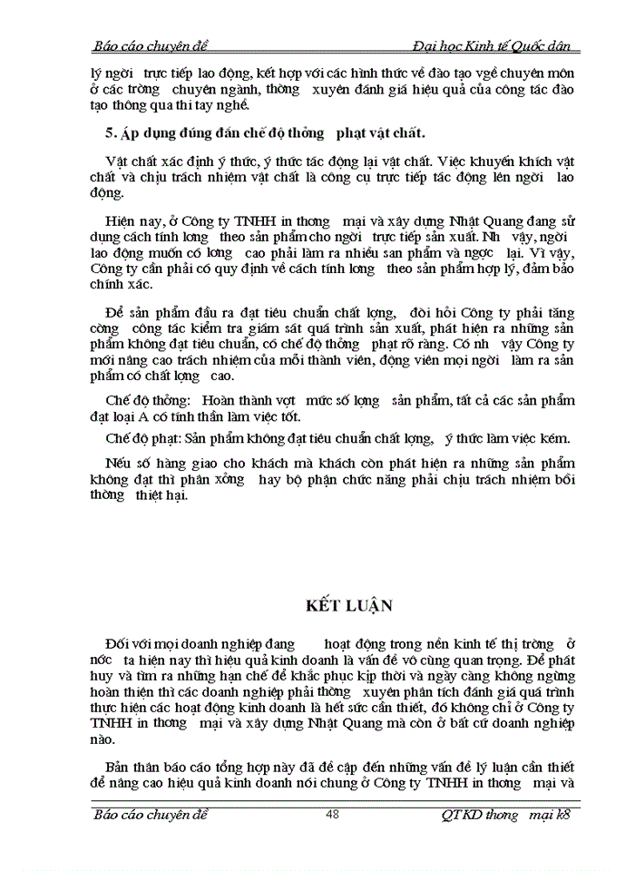 image for page Phân tích tình hình và đánh giá hiệu quả Sản xuất Kinh doanh của Công ty Trách nhiệm Hữu hạn in Thương mại và Xây dựng Nhật Quang