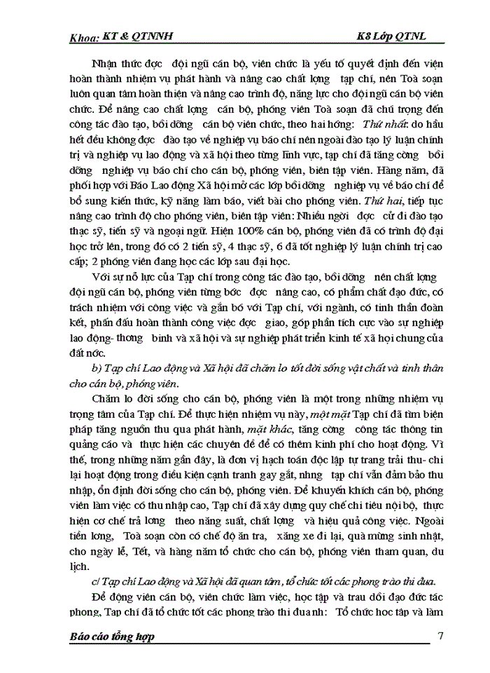 image for page Những đổi mới và phương hướng phát triển trong thời gian tới của tạp chí Lao động và Xã hội