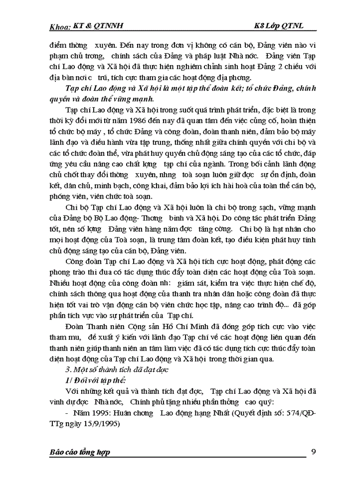 image for page Những đổi mới và phương hướng phát triển trong thời gian tới của tạp chí Lao động và Xã hội