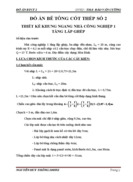 Thiết kế khung ngang nhà Công nghiệp 1 tầng lắp ghép