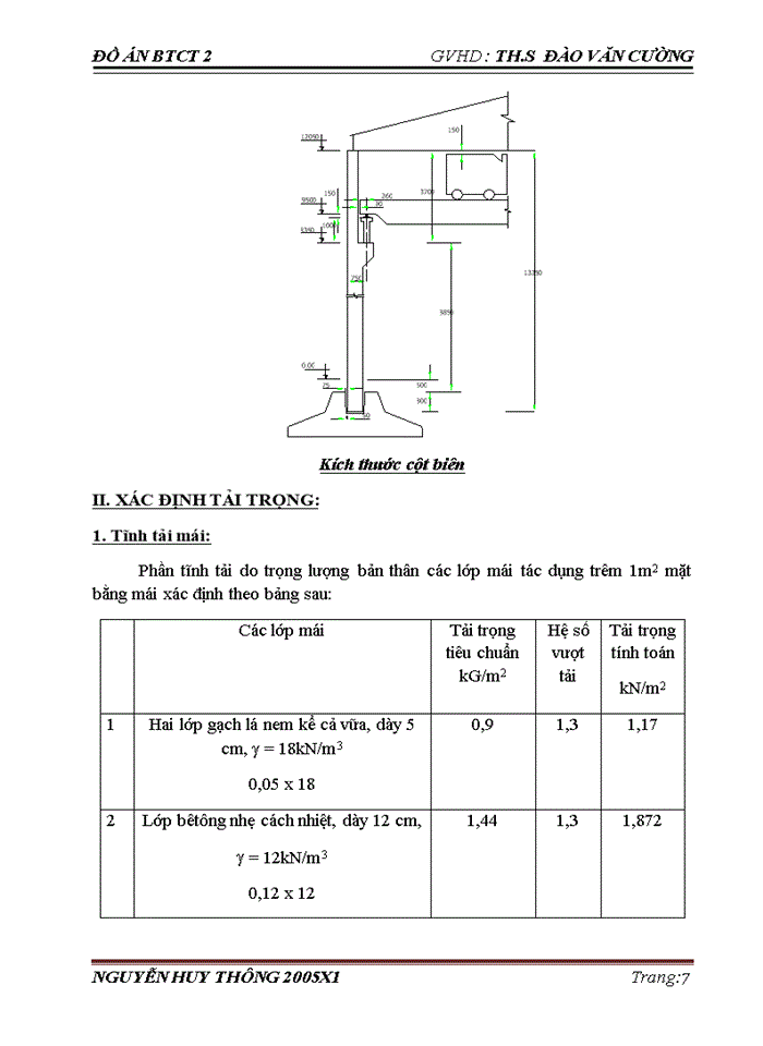 image for page Thiết kế khung ngang nhà Công nghiệp 1 tầng lắp ghép