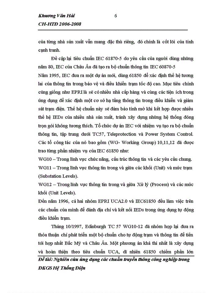 image for page Nghiên cứu nhu cầu truyền thông trong hệ thống Điện