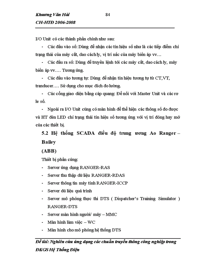 image for page Nghiên cứu nhu cầu truyền thông trong hệ thống Điện