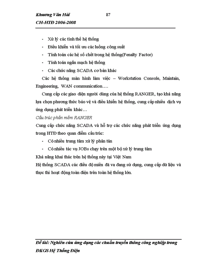 image for page Nghiên cứu nhu cầu truyền thông trong hệ thống Điện