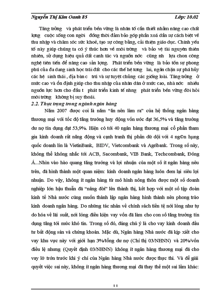 image for page Mối quan hệ giữa tăng trưởng và phát triển bền vững trong lĩnh vực Ngân hàng