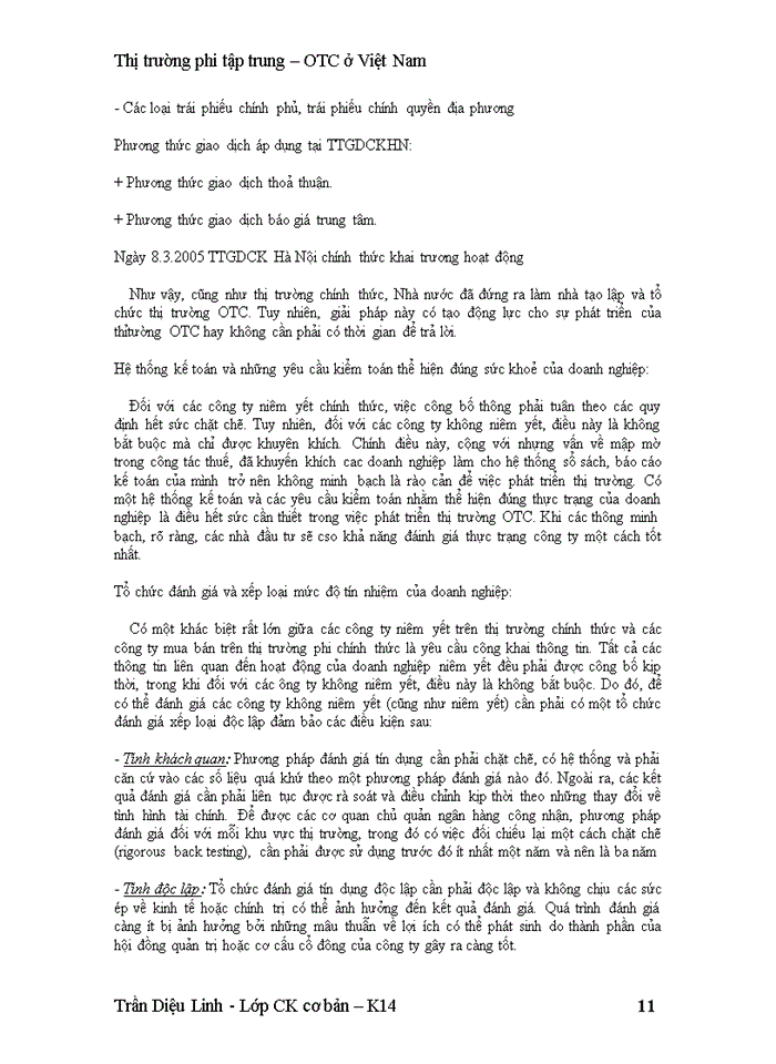 image for page Thị trường OTC ở Việt Nam