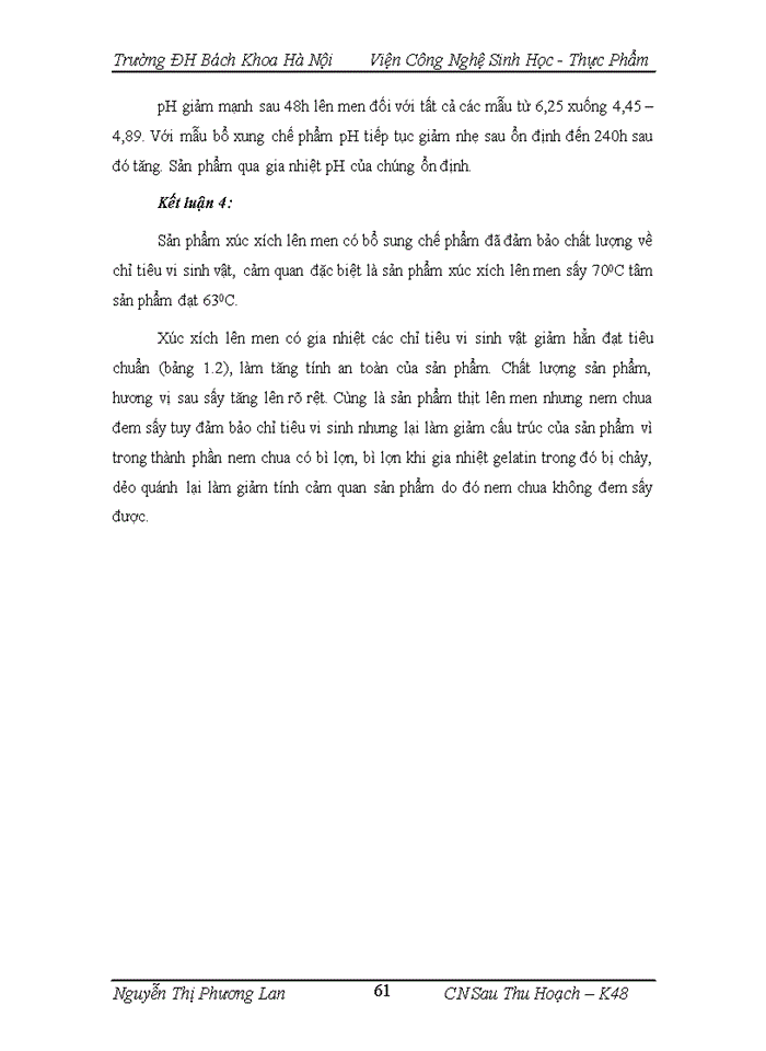 image for page Nghiên cứu ứng dụng chế phẩm vi khuẩn lactic có hoạt tính sinh học và chế phẩm tỏi trong sản xuất thịt lên men nem chua xúc xích lên men