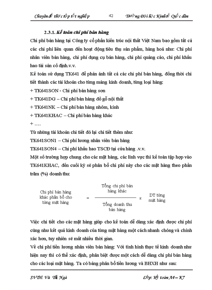 image for page Kế toán tiêu thụ hàng hóa và xác định kết quả tiêu thụ Hàng hóa tại Công ty cổ phần kiến trúc nội thất Việt Nam
