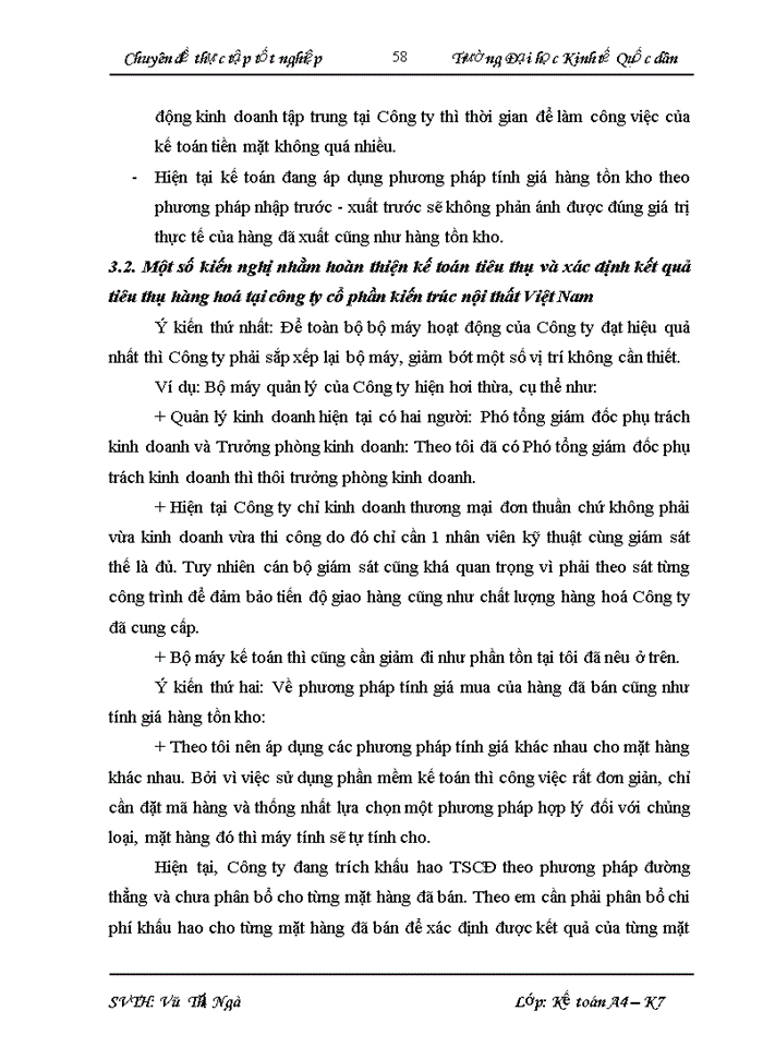 image for page Kế toán tiêu thụ hàng hóa và xác định kết quả tiêu thụ Hàng hóa tại Công ty cổ phần kiến trúc nội thất Việt Nam