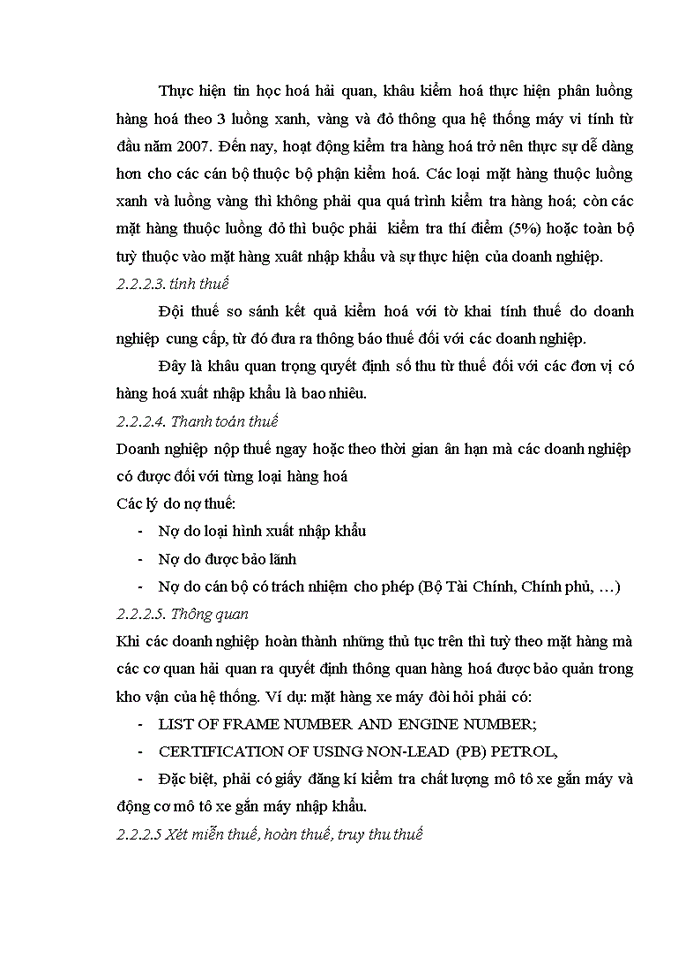 image for page Quản lý thu thu thuế Xuất nhập khẩu tại Chi Cục Hải quan Cửa khẩu Cảng Cửa Lò Nghệ An