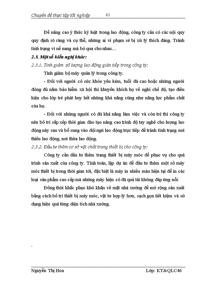 image for page Hoàn thiện quản lý nguồn nhân lực tại Công ty In Công đoàn